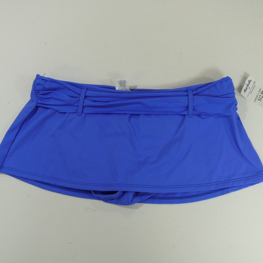 NWT 2BAMBOO skirted and belted bikini bottom bathing suit size S